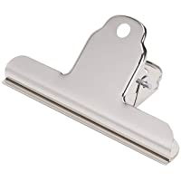 4 pulgadas grande Bulldog clip- Coideal 10 paquete de plata de acero inoxidable clips sujetapapeles abrazaderas-clips de…